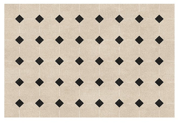 Bedroom Modern Rugs, Large Modern Rugs for Living Room, Dining Room Geometric Soft Rugs, Contemporary Modern Rugs for Office-Silvia Home Craft