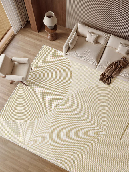 Bedroom Large Geometric Contemporary Rugs, Modern Rugs for Bedroom, Dining Room Floor Rug, Extra Large Floor Rugs for Living Room-Silvia Home Craft