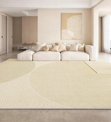 Bedroom Large Geometric Contemporary Rugs, Modern Rugs for Bedroom, Dining Room Floor Rug, Extra Large Floor Rugs for Living Room-Silvia Home Craft