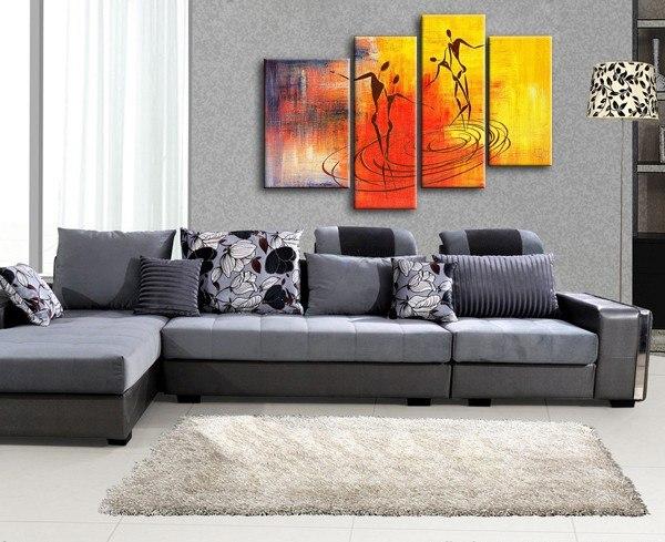 Modern Paintings for Bedroom, Acrylic Paintings for Living Room