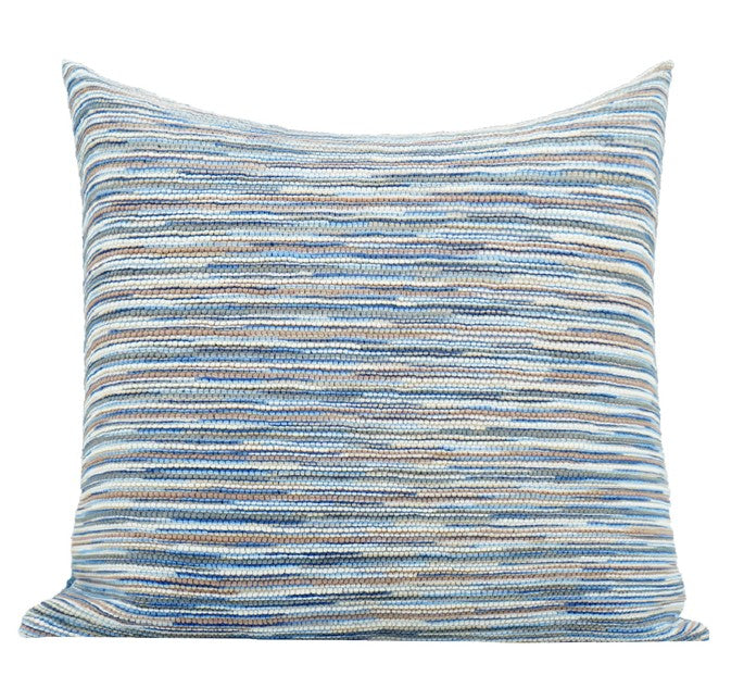 Abstract Blue Modern Sofa Pillows, Large Decorative Throw Pillows, Contemporary Square Modern Throw Pillows for Couch, Simple Throw Pillow for Interior Design-Silvia Home Craft