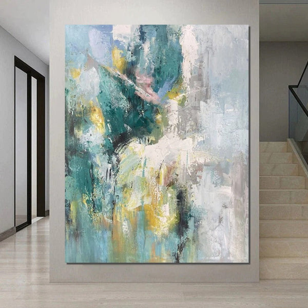 Simple Modern Art, Simple Abstract Canvas Painting, Modern Paintings for Living Room, Contemporary Acrylic Paintings, Large Wall Art Paintings-Silvia Home Craft