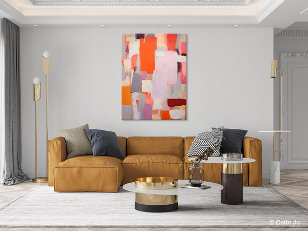 Abstract Wall Paintings, Heavy Texture Canvas Art, Large Contemporary Wall Art, Extra Large Paintings for Bedroom, Original Modern Painting-Silvia Home Craft